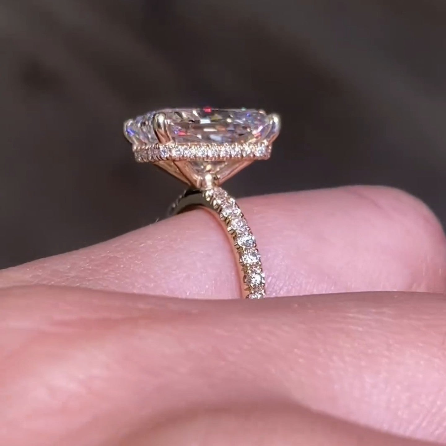 Radiant Cut Most Selling Moissanite Ring