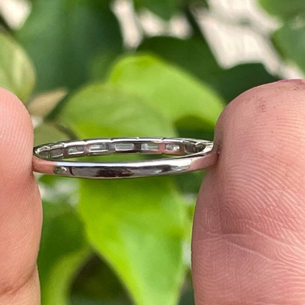 Baguette Diamond Band