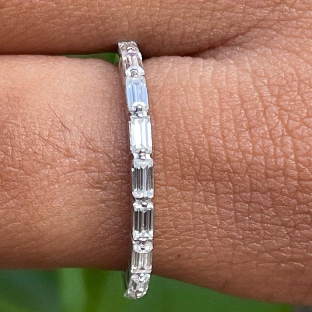 Baguette Diamond Band