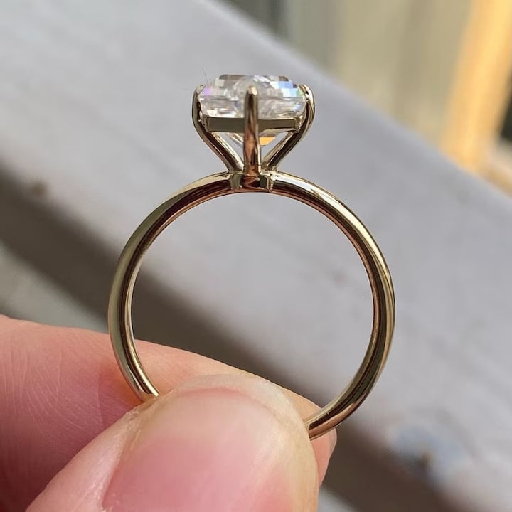 Special Cut Moissanite Diamond Ring
