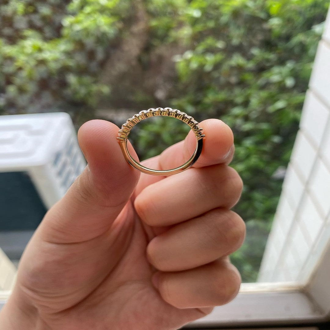 3 Ctw Baguette Moissanite Ring, Multi baguette Diamond Ring, Wedding band, Handmade Jewelry, Most Selling Ring, Best Christmas Gift For Her