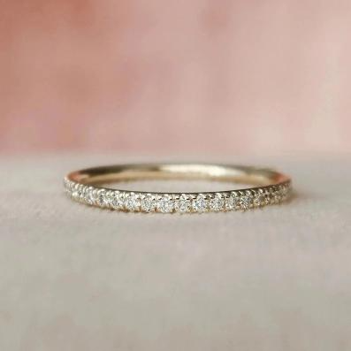 1.50 Ct Moissanite Diamond Engagement Ring, Anniversary Bridal Set Ring, Handmade Jewelry Promise Ring For Her