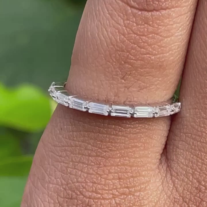 Baguette Diamond Band